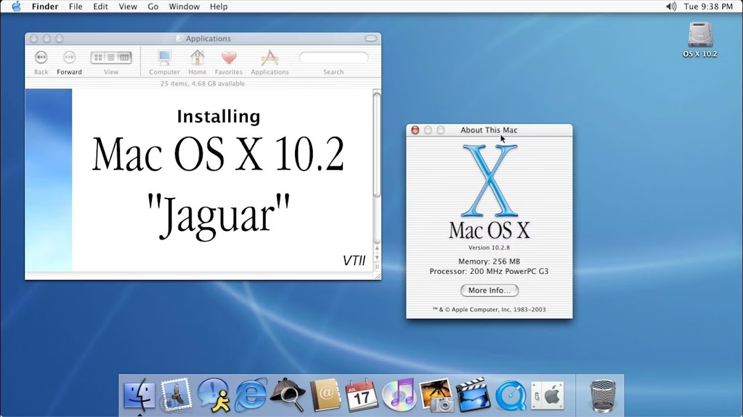 Mac OS X 10.2 "Jaguar" (2002) 